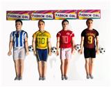 OBL875323 - 11 INCH JOINT SOCCER MALE BARBIE DOLL