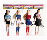 OBL875324 - 11 INCH JOINT SOCCER BARBIE DOLL