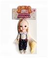 OBL875418 - 6-INCH JOINT FASHION REAL EYE DOLL