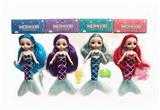 OBL875452 - 6-INCH JOINT FASHION REAL EYE MERMAID DOLL