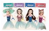 OBL875453 - 6-INCH JOINT FASHION REAL EYE MERMAID DOLL
