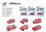 OBL876183 - 1:64 SLIDING ALLOY FIRE ENGINE