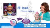 OBL876218 - 16 INCH HALF-BODY CINDERELLA PRINCESS MAKEUP HEAD