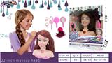 OBL876240 - 28 INCH PRINCESS MAKEUP HEAD