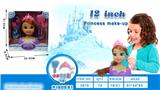 OBL876256 - 12 inch long hair princess makeup head