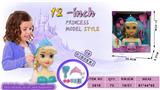 OBL876258 - 12 inch ice Aisha makeup head