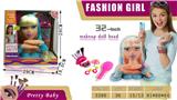 OBL876270 - 32 INCH BEZKOLO DOLL MAKEUP HEAD