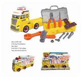 OBL876632 - Disassemble the container truck with light music