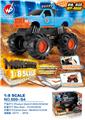 OBL876701 - 1: 8 PORTABLE OUTDOOR MONSTER RACING CAR
