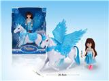 OBL876705 - BLUE PEGASUS WINGS WITH JOINTS AND 5-INCH FAT BOY