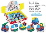 OBL877219 - 回力实色卡通工程车(12只装)