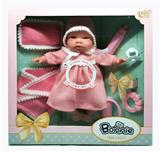 OBL877357 - 12 INCH COTTON BODY FEMALE DOLL MAKES 12 SOUND IC