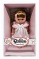 OBL877375 - 8 INCH ALL ENAMEL CUTE SKIRT BRAIDED CHILDRENS DOLL
