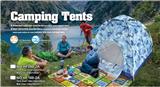 OBL877530 - SELF SHRINKING FOLDING CAMOUFLAGE OUTDOOR TENT WATERPROOF AND PEARL COTTON MAT