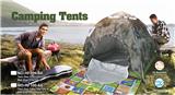 OBL877538 - SELF SHRINKING FOLDING CAMOUFLAGE OUTDOOR TENT WATERPROOF AND PEARL COTTON MAT