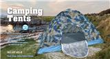 OBL877571 - WATERPROOF OF OUTDOOR TENT WITH FIBER POLE CAMOUFLAGE