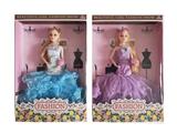 OBL878129 - 11 INCH REAL BARBIE WITH NECKLACE HAND FLOWER