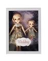 OBL878708 - 12 INCH / 6 INCH JOINT 3D EYE FASHION PARENT CHILD DOLL \/ REAL BODY