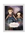 OBL878709 - 12 INCH / 6 INCH JOINT 3D EYE FASHION PARENT CHILD DOLL \/ REAL BODY