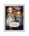 OBL878712 - 12 INCH / 6 INCH JOINT 3D EYE FASHION PARENT CHILD DOLL \/ REAL BODY