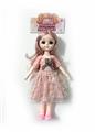 OBL878713 - 12 INCH JOINT FASHION 3D EYE BARBIE DOLL / REAL BODY