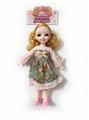OBL878718 - 12 INCH JOINT FASHION 3D EYE BARBIE DOLL / REAL BODY