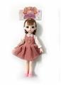 OBL878725 - 12 INCH JOINT FASHION 3D EYE BARBIE DOLL / REAL BODY