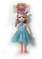 OBL878727 - 12 INCH JOINT FASHION 3D EYE BARBIE DOLL / REAL BODY