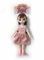 OBL878732 - 12 INCH JOINT FASHION 3D EYE BARBIE DOLL / REAL BODY