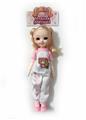 OBL878733 - 12 INCH JOINT FASHION 3D EYE BARBIE DOLL / REAL BODY