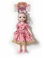 OBL878736 - 12 INCH JOINT FASHION 3D EYE BARBIE DOLL / REAL BODY