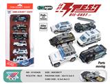 OBL879393 - 1:50合金警车滑行（6只装）