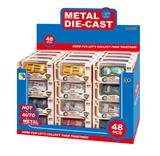 OBL879658 - 6款仿真合金车仔（48PCS）