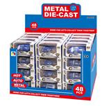 OBL879659 - SIX POLICE SIMULATION ALLOY CARS AND ONE ALLOY AIRCRAFT (48PCS)