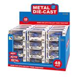 OBL879662 - SIX POLICE ALLOY CARS AND ONE ALLOY AIRCRAFT (48PCS)