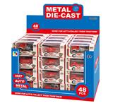 OBL879663 - SIX FIRE ALLOY CARS AND ONE ALLOY AIRCRAFT (48PCS)