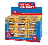 OBL879665 - SIX ENGINEERING ALLOY CARS AND ONE ALLOY AIRCRAFT (48PCS)