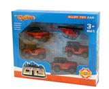 OBL879693 - ONE ALLOY AIRCRAFT AND FOUR ALLOY FIRE FIGHTING RETURN TRUCKS