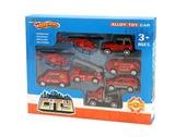OBL879706 - 2 ALLOY AIRPLANES AND 6 ALLOY FIRE TRUCKS