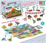 OBL879956 - Puzzle scene dinosaur DIY set
