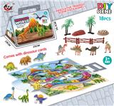 OBL879957 - Puzzle Scene Dinosaur DIY Set