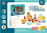 OBL880570 - MINI CASH REGISTER FAST FOOD RESTAURANT WITH DOLL (SCANNER WITH LIGHT AND SOUND)