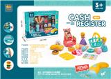 OBL880571 - MINI CASH REGISTER DESSERT SHOP WITH DOLL (SCANNER WITH LIGHT AND SOUND)