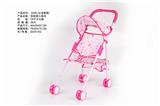 OBL881031 - 铁制婴儿推车浅紫
