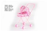 OBL881033 - 铁制婴儿推车粉红