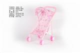 OBL881039 - 铁制婴儿推车粉红