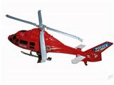 OBL881308 - SOLID COLOR POLICE HELICOPTER