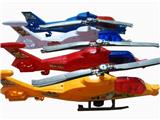 OBL881316 - SOLID COLOR PULL LINE HELICOPTER (ANGRY BIRD)