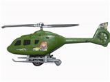 OBL881328 - MILITARY COLOR PULL LINE HELICOPTER