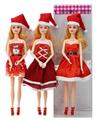 OBL881520 - 11.5 INCH SOLID FASHION CHRISTMAS BARDOT